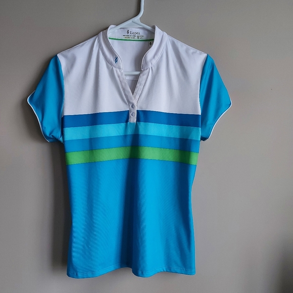 LOPEZ ♡ Ladies Golf Top - Picture 1 of 8